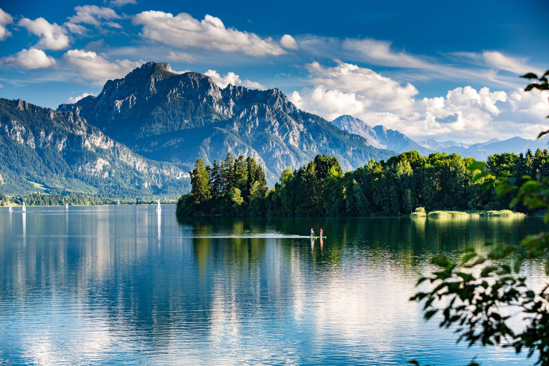 See mit Alpenpanorama Wellnesshotel Bayern