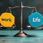 Waage symbolisiert Work-Life-Balance | Radiologie Düsseldorf